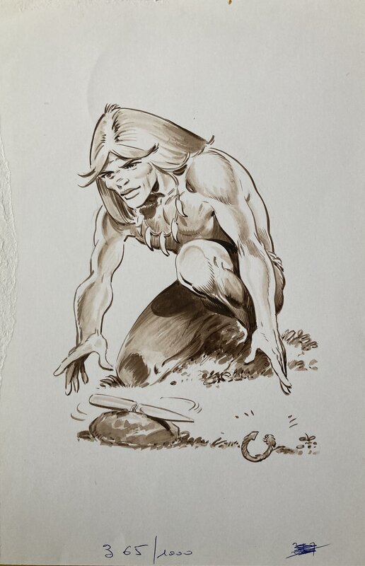 1987 - Rahan by André Chéret - Original Illustration