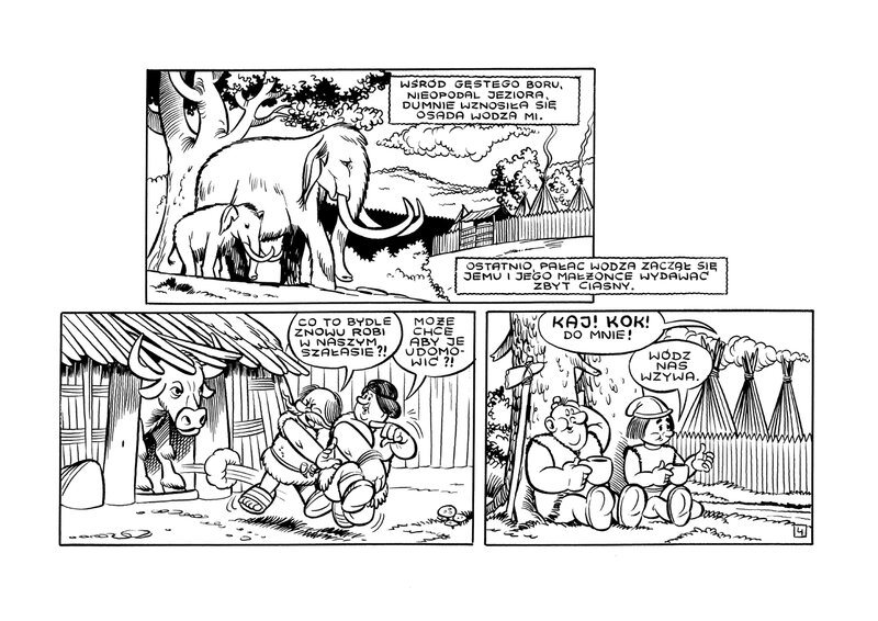 Wojtek Olszówka, Janusz Christa, Kaiko et Kokosh - Sanglier d'or - Złoty dzik - 2 B - Comic Strip