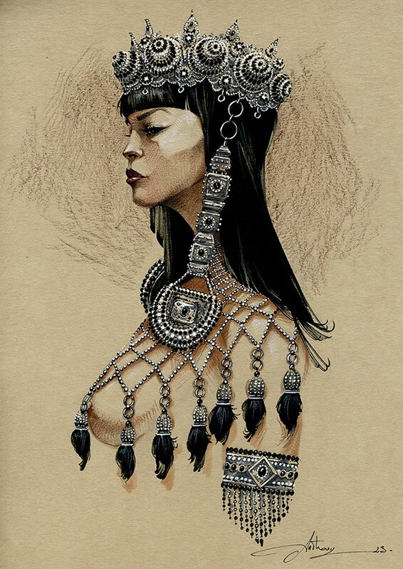 Anouk by Anthony Jean - Original Illustration