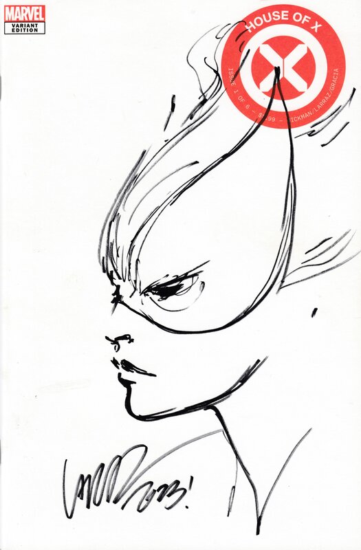 Jean Grey by Pepe Larraz - Sketch