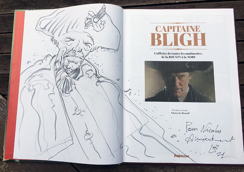 Capitaine Bligh par Fabrice Le Hénanff - Dédicace