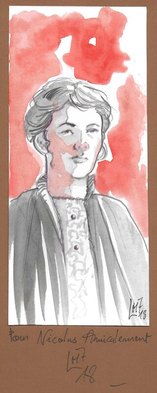 Modigliani by Fabrice Le Hénanff - Sketch