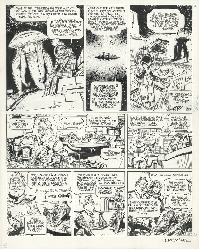 Jean-Claude Mézières, Valerian les foudres d'Hypsis - Comic Strip