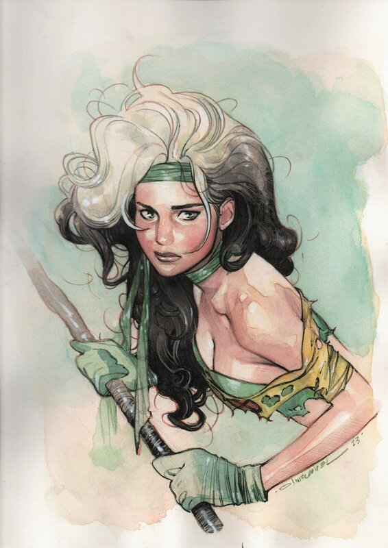 Rogue Savage par Olivier Coipel - Illustration originale