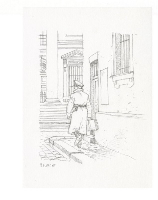 For sale - Jean-Michel Beuriot, Philippe Richelle, Amours fragiles - En finir ( projet de couverture) - Original Cover