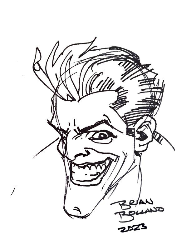 Joker by Brian Bolland - Sketch