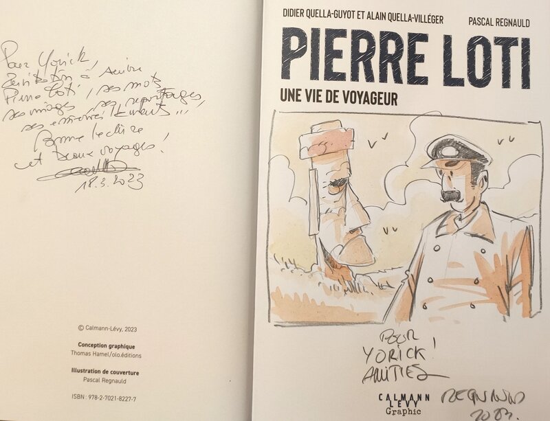 Pascal Regnauld, Pierre Loti Une vie  de voyageur (one shot) - Sketch