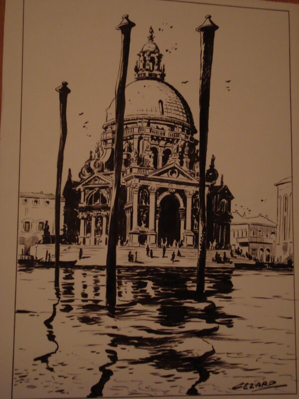 Venise par Cézard - Illustration originale