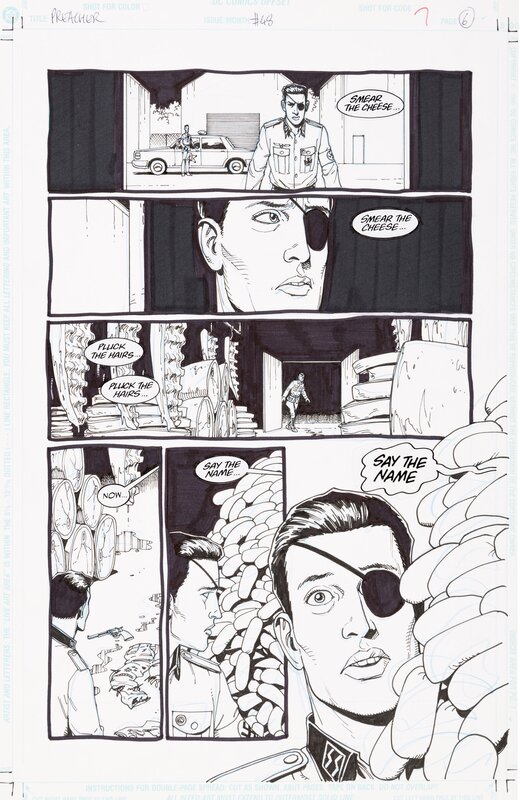 Preacher #48 p6 par Steve Dillon - Planche originale