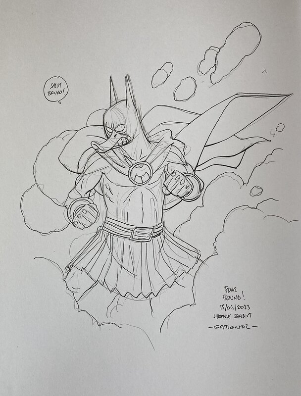 Papsukal by Bertrand Gatignol, Lewis Trondheim, Joann Sfar - Sketch