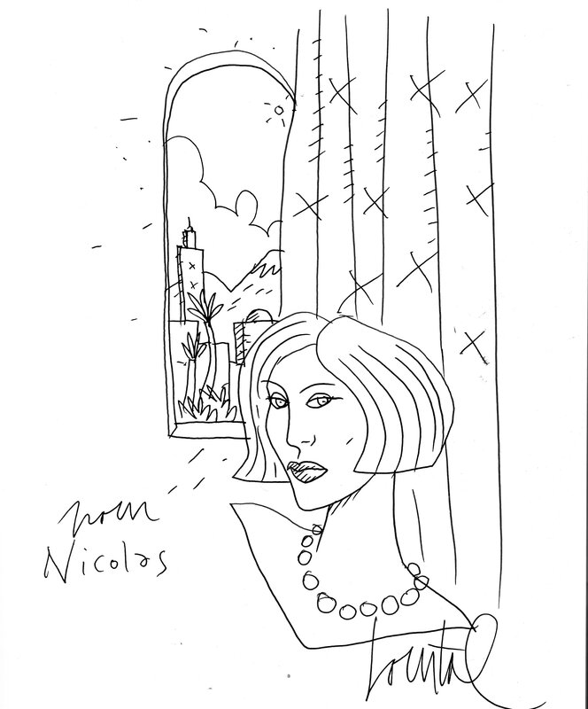 Coeur de Sable par Loustal - Dédicace