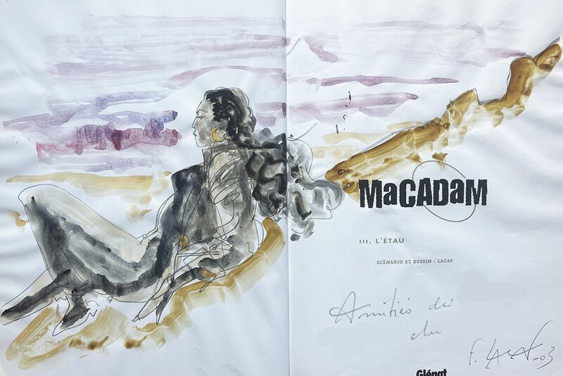 Macadam (tome 3) par Fabien Lacaf - Dédicace