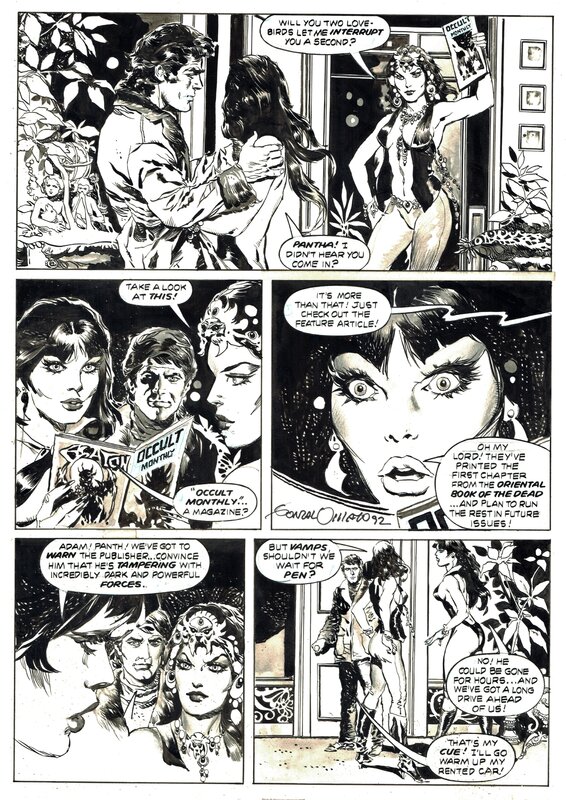 En vente - Vampirella #86 Pg.7 par Gonzalo Mayo - Planche originale