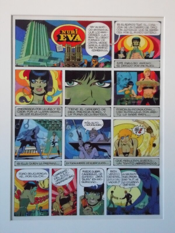 Antonio Hernandez Palacios, Nuri Eva (obra inédita, plancha de presentación 2) - Comic Strip