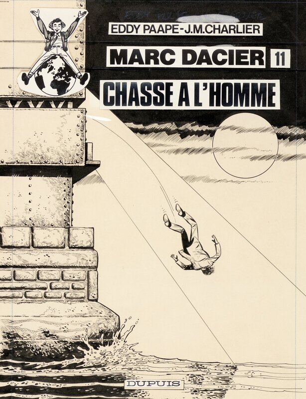 Eddy Paape, Jean-Michel Charlier, Marc Dacier - T11 - Chasse à l'homme -  Couverture - Couverture originale