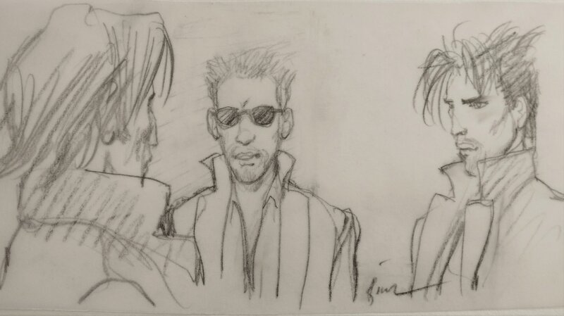 En vente - Bilal - ILLUSTRATION - Illustration originale