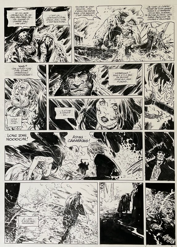 Mathieu Lauffray, Xavier Dorison, Robert Louis Stevenson, Long John Silver - Les Adieux - Comic Strip