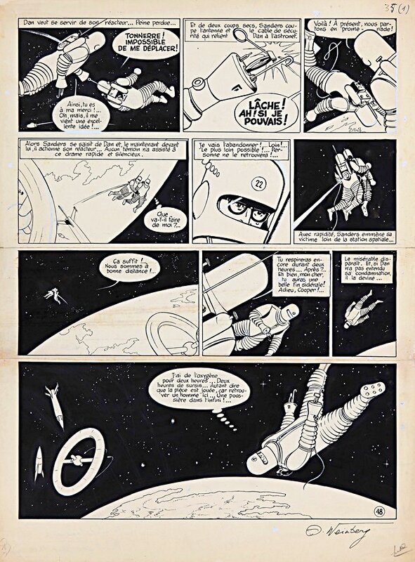 Dan Cooper p48 T2 by Albert Weinberg - Comic Strip
