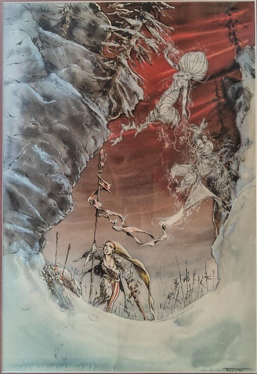 Tiburce Oger - Gorn - Illustration originale
