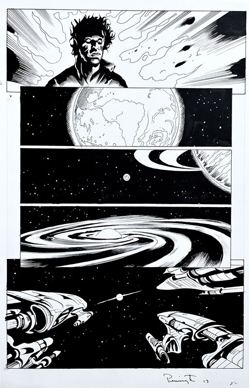 Manuel Garcia, Mark Pennington, SUPREME POWER #4 page 22, Marvel, 2011 - Page Finale - Comic Strip
