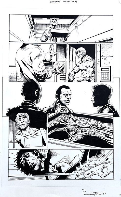 Manuel Garcia, Mark Pennington, SUPREME POWER: GODS AND SOLDIERS #4 page 14 - Planche originale