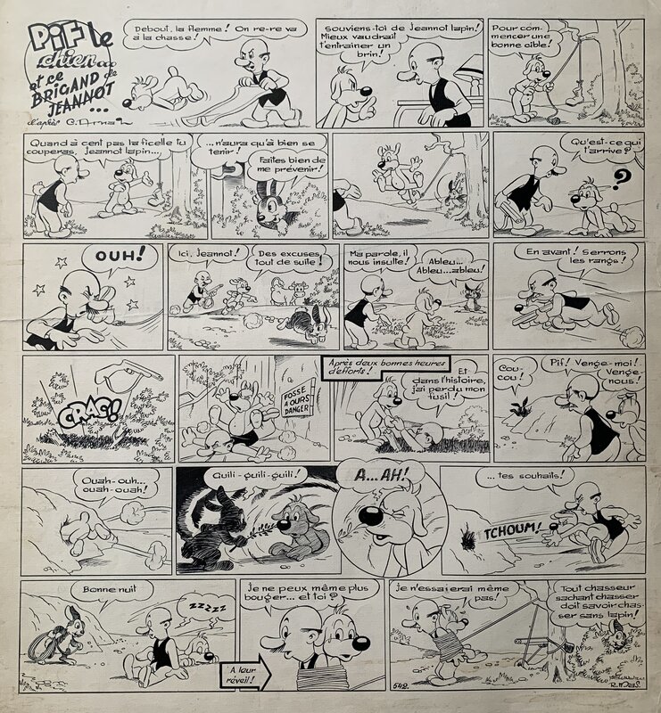 Roger Mas, Pif le chien… Et ce brigand de Jeannot - Comic Strip