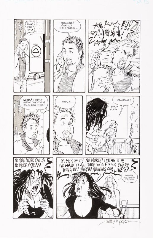 Terry Moore, Strangers in Paradise v2 #10 p15 - Planche originale