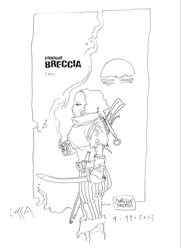 Dedicace by Enrique Breccia - Sketch