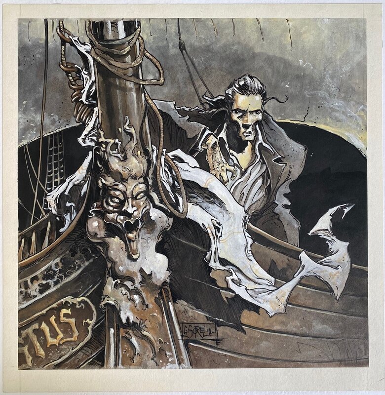Guillaume Sorel, Couverture- l'île des morts - Tome 2 - Mors Ultima Ratio - Original Cover