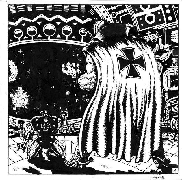 En vente - Hervé tanquerelle - Nous Sommes Motörhead - Planche originale