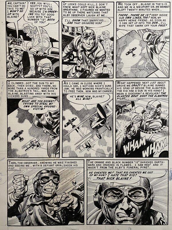 Jack Davis, Carl Wessler, Marie Severin, The Case of Champagne - Aces High - #5 p.28 - Comic Strip