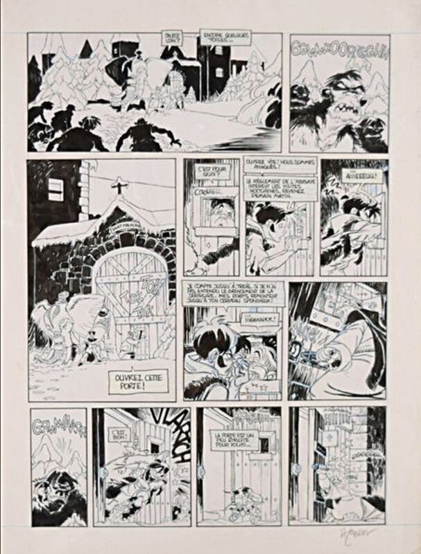 Eric Hübsch, Scotch Arleston, Le CHANT D'EXCALIBUR, TOME 4 : LA COLÈRE DE MERLIN, PLANCHE 24 - Comic Strip