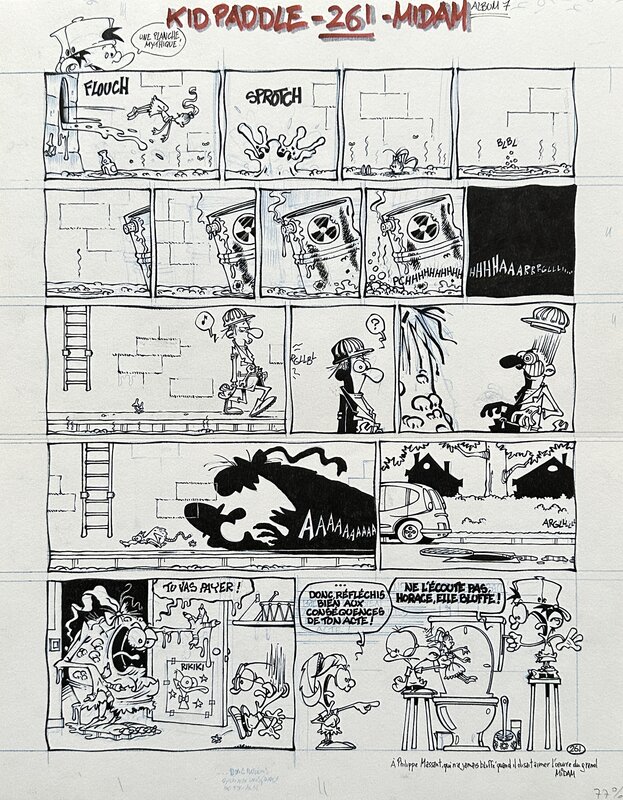 Midam, Kid Paddle - gag n°261 - Comic Strip