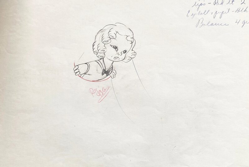 Shirley TEMPLE par Studios Disney, Walt Disney - Planche originale