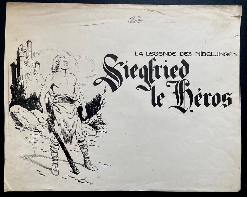 Siegfried le Héros by René Giffey - Original Illustration