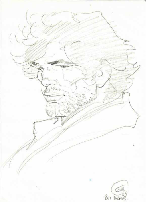 Blueberry by Jean Giraud - Sketch