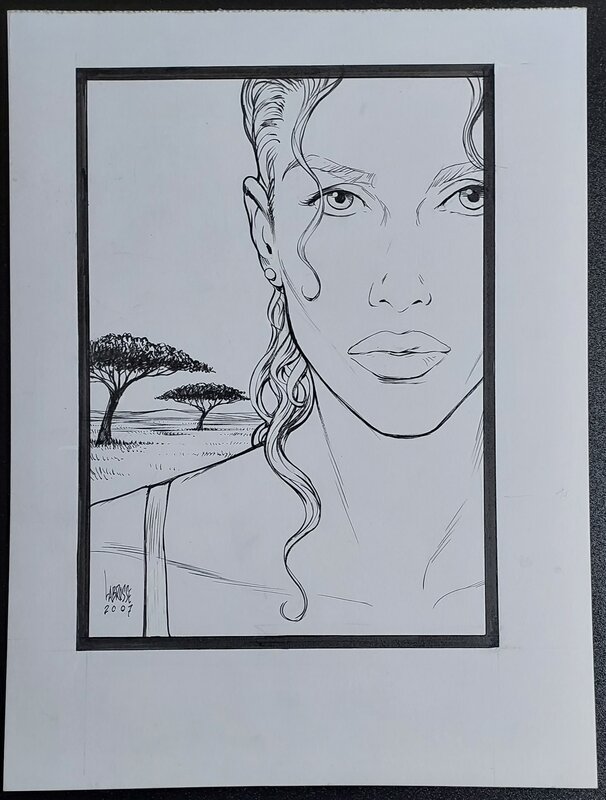 Morea Savane by Thierry Labrosse - Original Illustration