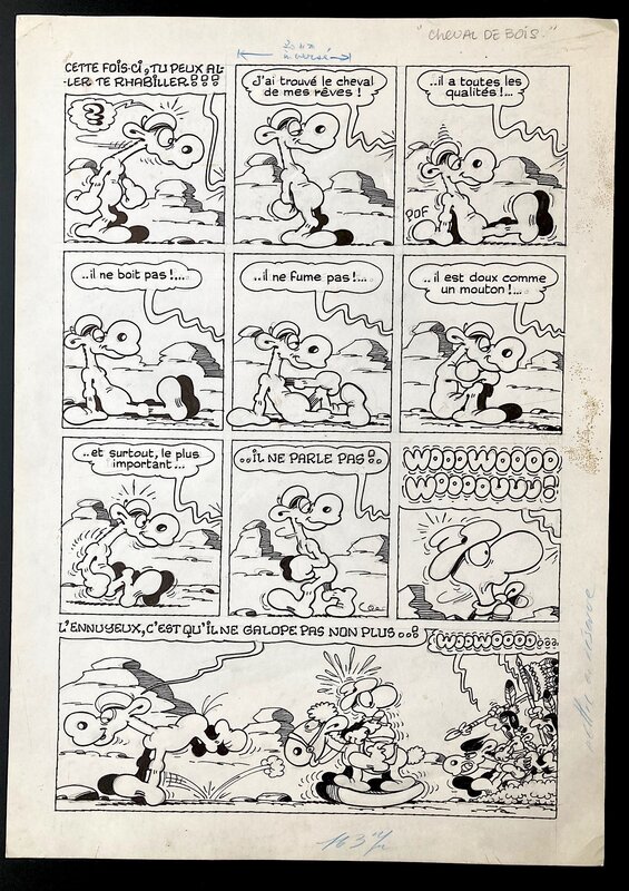 Jean-Claude Poirier, Horace, Cheval de l'Ouest - Comic Strip