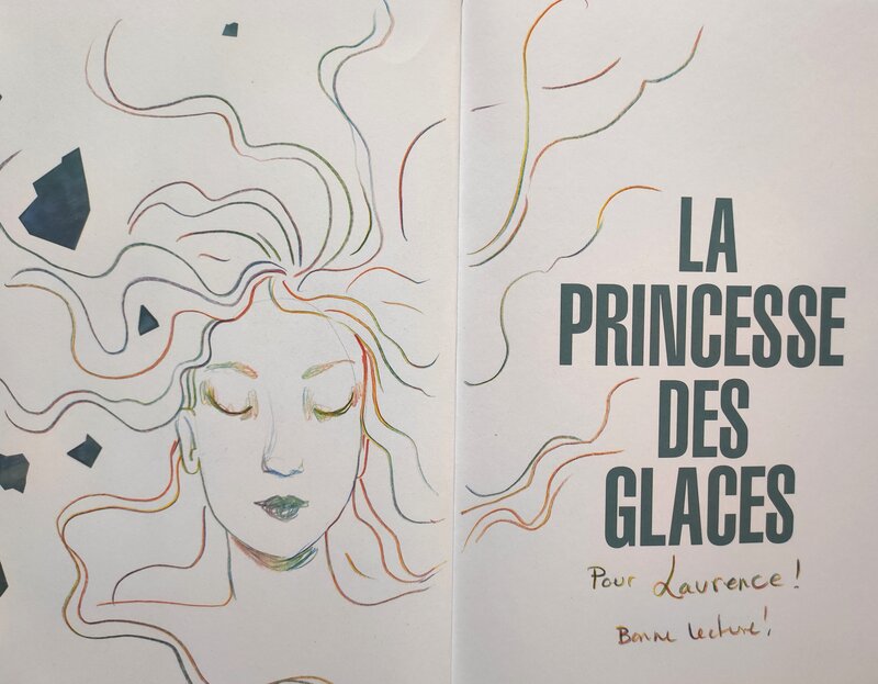 Léonie Bischoff, La princesse des glaces - Dédicace
