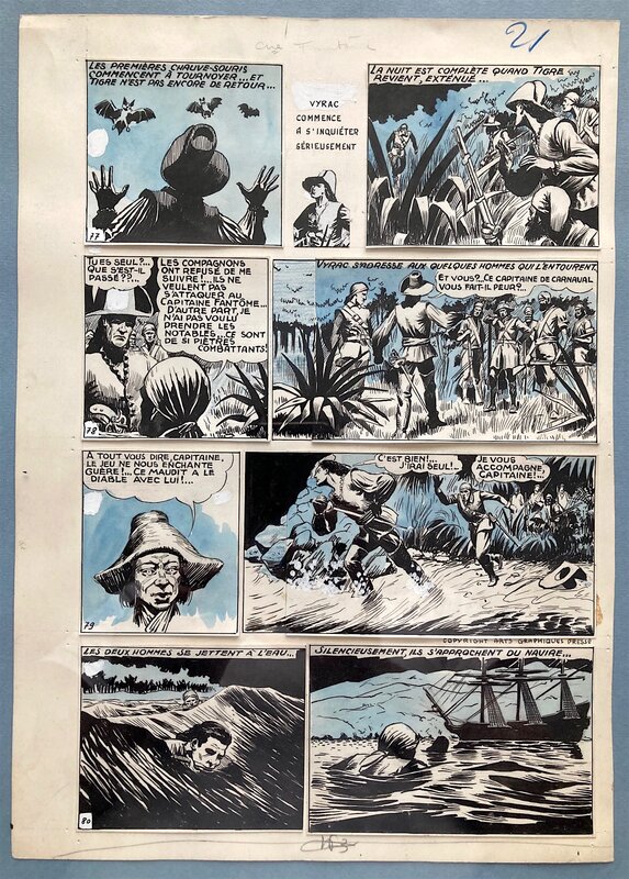 Capitaine Fantôme by Raymond Cazanave, Marijac - Comic Strip