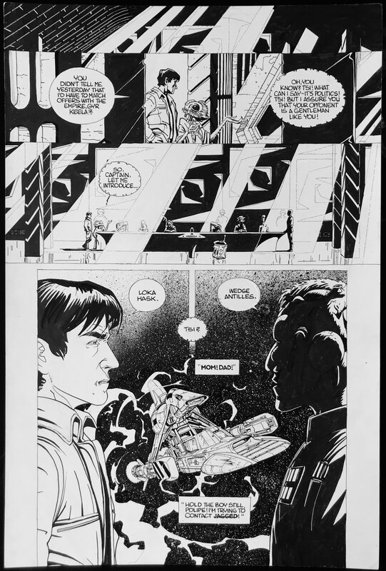 Edvin Biuković, Edvin Biukovic, Star Wars - Rogue Squadron #6 pg9 - Comic Strip