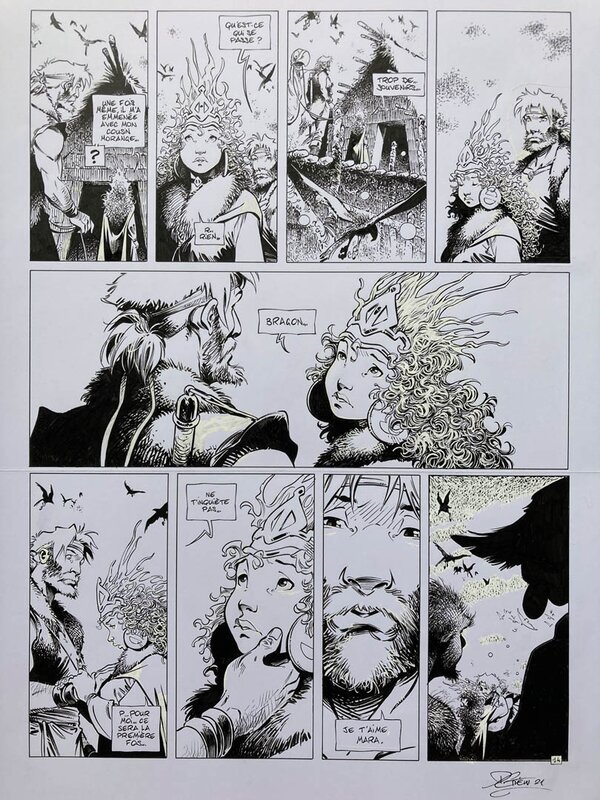 David Etien, Serge Le Tendre, Régis Loisel, Quête de l'oiseau du temps - T11 - Folle graine - planche 14 - Planche originale