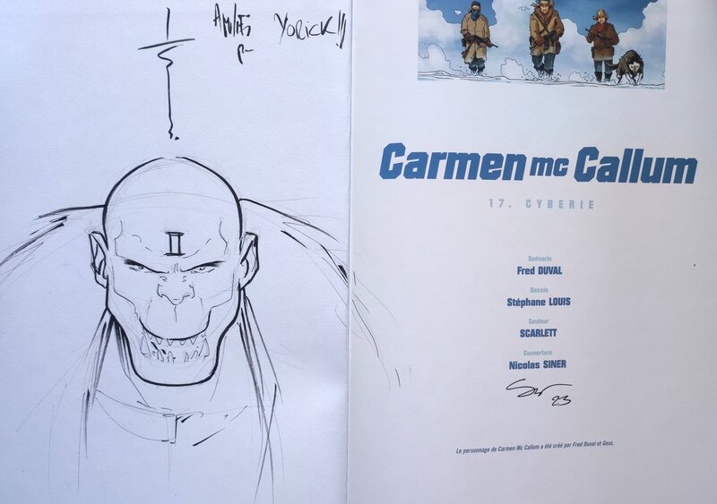 Louis, Nicolas Siner, Carmen mc Callum T.17 Cybérie - Sketch
