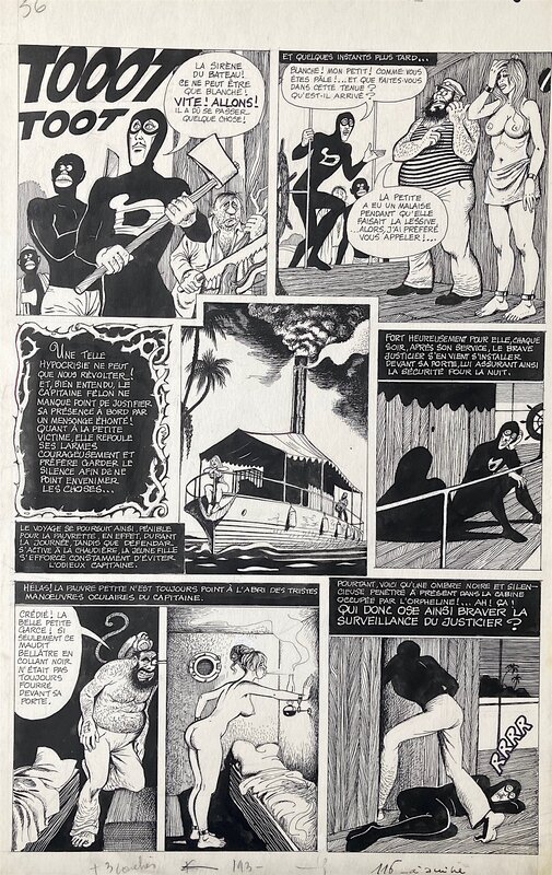 Georges Pichard, La Déesse blanche (Blanche Epiphanie) - Comic Strip