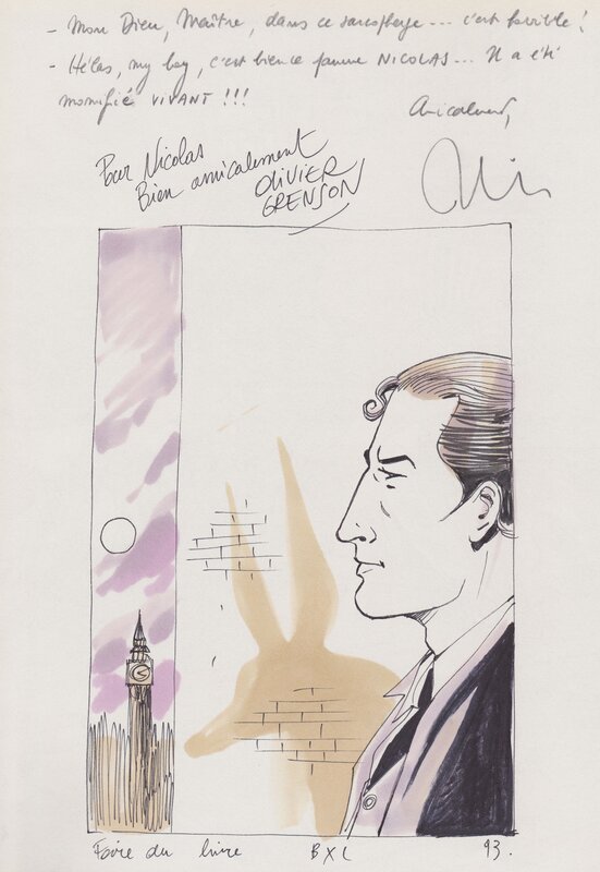 Olivier Grenson, Carland Cross - Le dossier Carnarvon - Dédicace