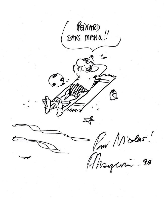 Manu by Frank Margerin - Sketch