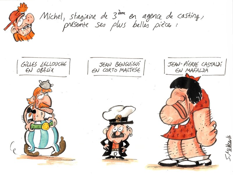 For sale - Agence de casting by Simon Mitteault - Comic Strip