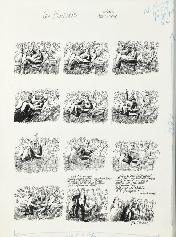 1974 - Les Frustrés by Claire Bretécher - Comic Strip