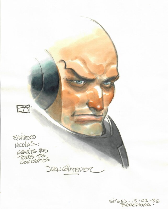 Le Méta Baron by Juan Giménez - Sketch