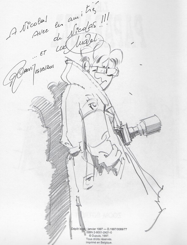 Les Paparazzis par Mazel - Dédicace